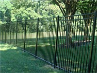 <b>Alumi-Guard Ascot 3 Rail Flat Top Aluminum Fence</b>